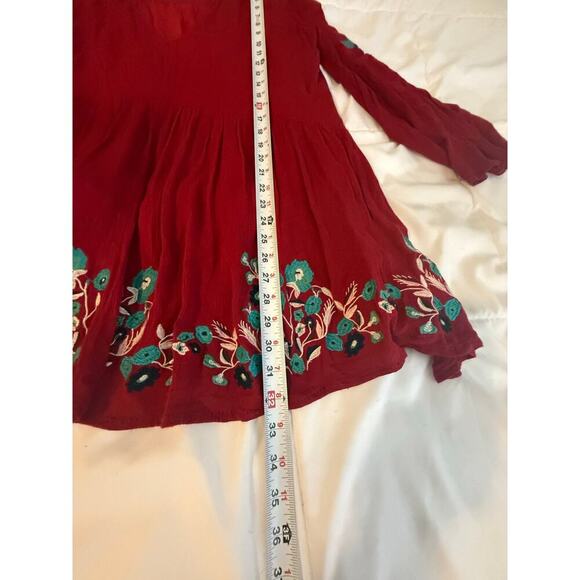 Altar’d State Boho Peasant Style Size S/M mini dress or tunic. Embroidered - Picture 6 of 8